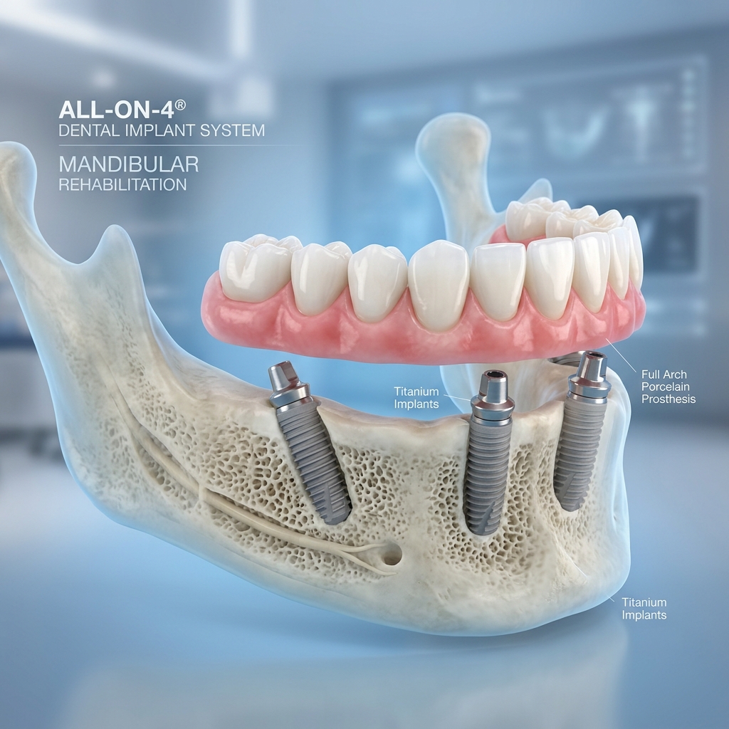 All on 4 İmplant Sistemi Model Görseli