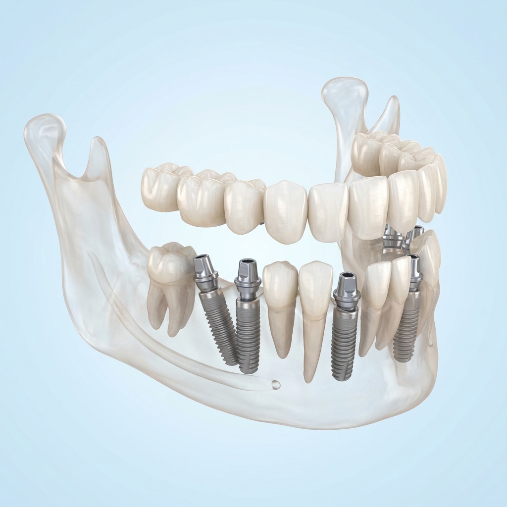 All on 6 İmplant Sistemi Model Görseli