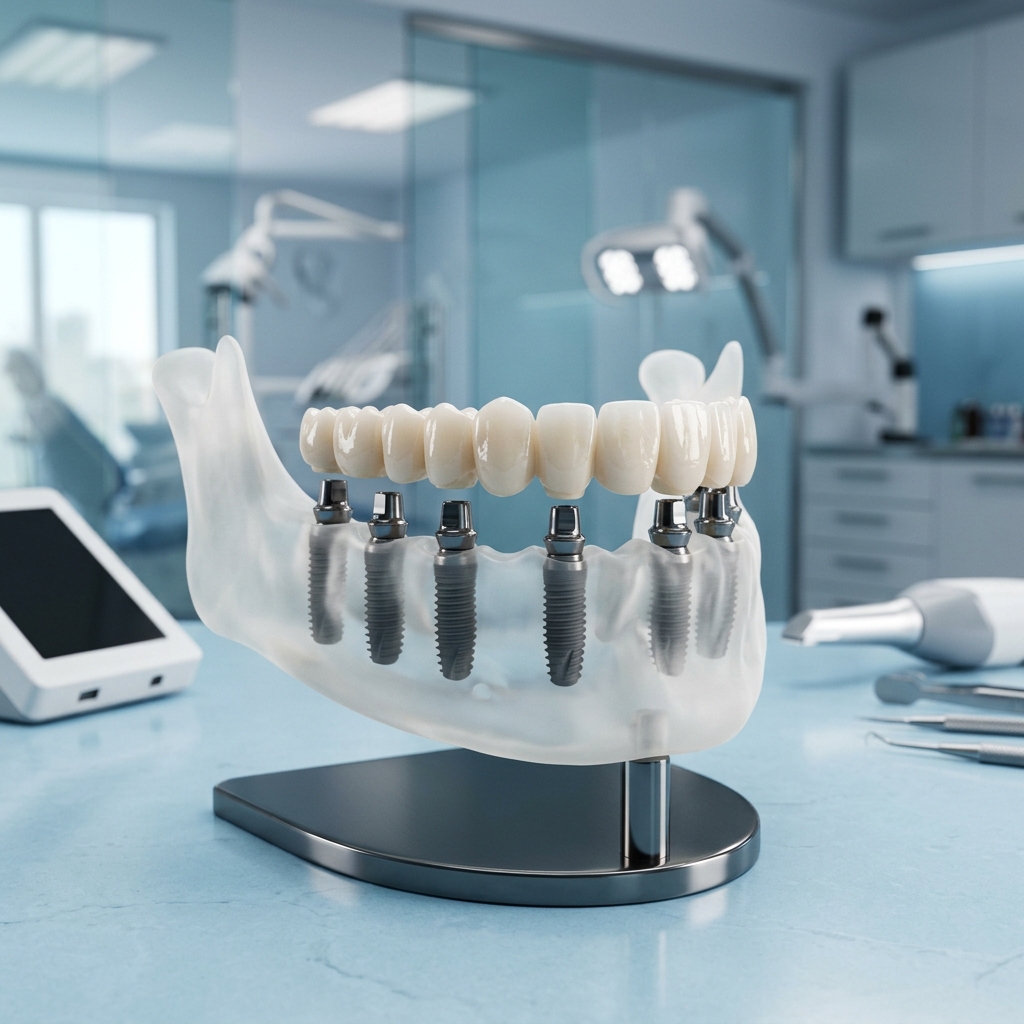 Diş İmplantı Sistemi Model Görseli